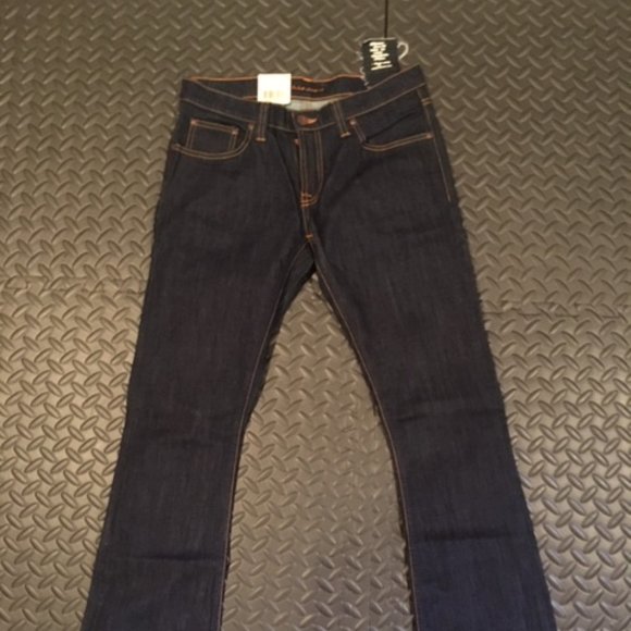 Brand New Nudie Narrow Boot Straight Bootcut Jeans 30x32 (30) - Picture 4 of 4